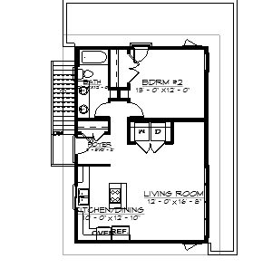 Carriage Home – 783 Sq.Ft.