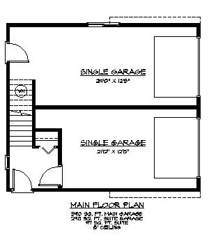 Carriage Home – 905 Sq.Ft.