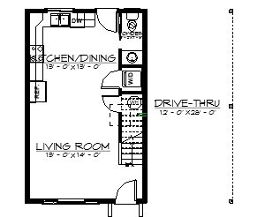 Carriage Home – 963 Sq.Ft.