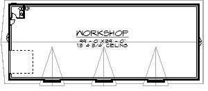 Garage/Workshop – 40ft.X100ft.