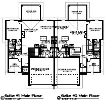 Multi Family – Duplex – 1247 Sq.Ft./Unit